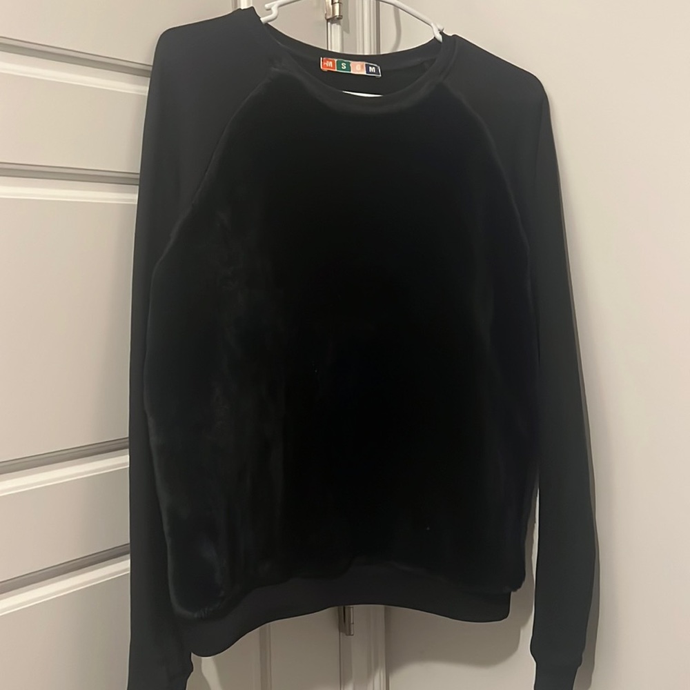MSGM sweatshirt with fur